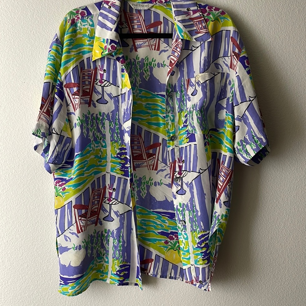 Partner’s mervyns size L silk womens blouse